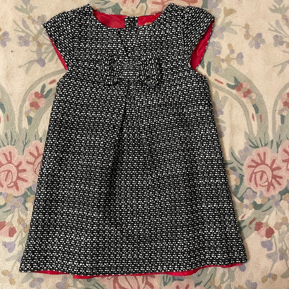 Girls formal woven dress with lining